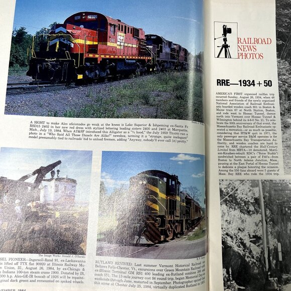 Trains Magazine of Railroading November 1984 Brewster Built Switcher Spree Salud - Picture 4 of 7